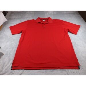 FootJoy‎ Polo Shirt Men's Size XL Red Golf Casual